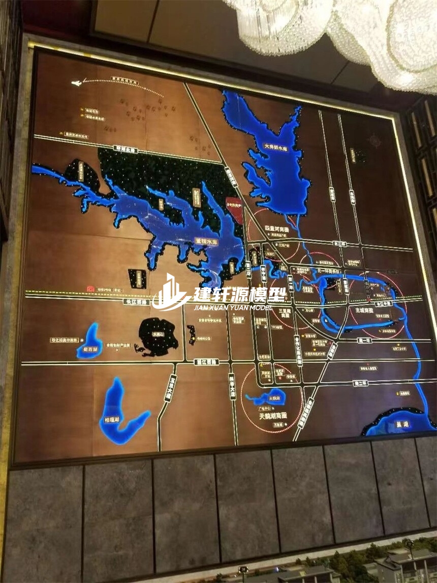 余江区域壁挂模型制作
